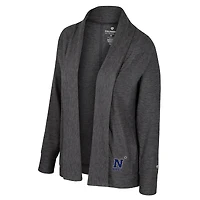 Women's Colosseum  Charcoal Navy Midshipmen Dash Cardigan