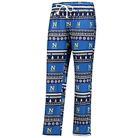 Women's Concepts Sport Navy Midshipmen Ugly Sweater Holiday Long Sleeve Top & Pants Sleep Set