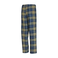 Ensemble de nuit pour femme Concepts Sport Navy Midshipmen Vector T-shirt et pantalon en flanelle
