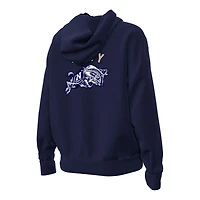 Sweat à capuche surdimensionné Gameday Icon pour femme Under Armour Navy Midshipmen
