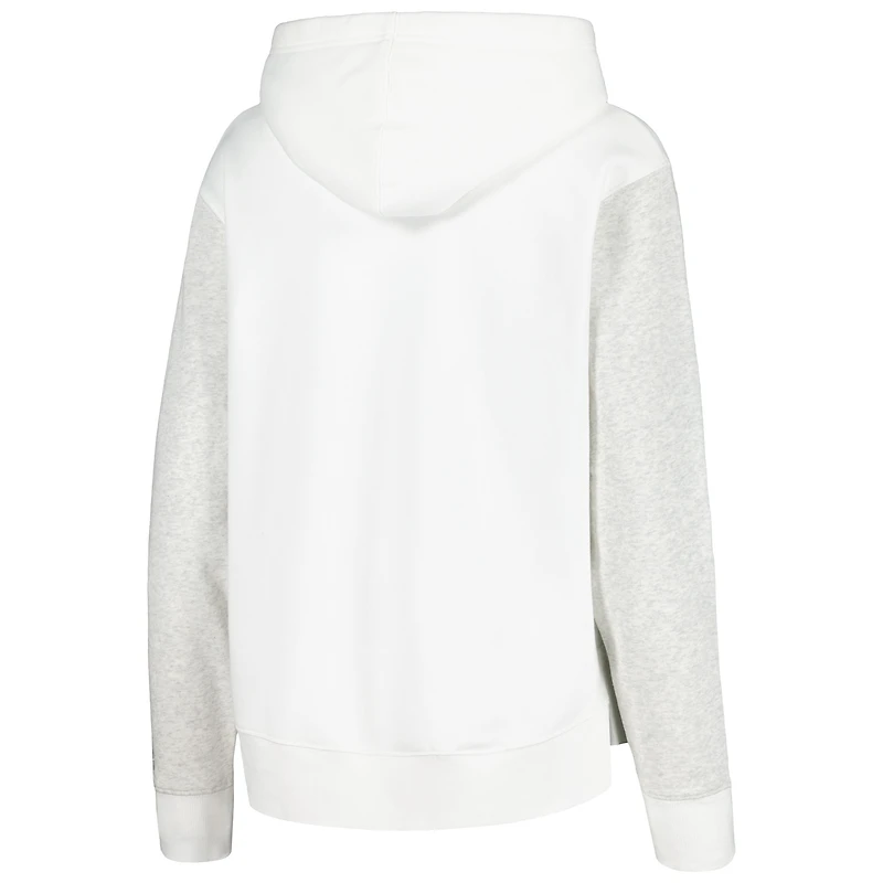 Women's Under Armour White Navy Midshipmen All Day Pullover Hoodie