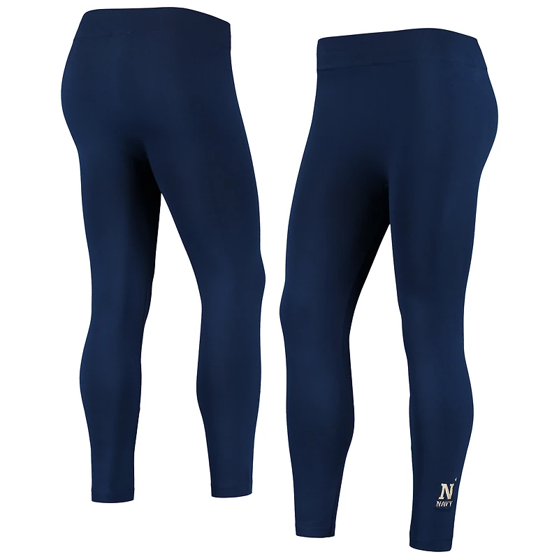 Leggings polaires ZooZatz pour femmes, couleur marine, style Midshipmen