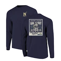Youth  Navy Midshipmen Snowy Polaroid Long Sleeve T-Shirt