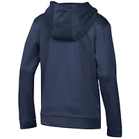 Youth Under Armour Navy Midshipmen 250th Anniversary Uniform Sideline Collection Hoodie