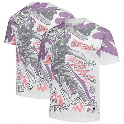 Men's Mitchell & Ness Vince Carter White 2000 NBA All-Star Game Showstopper T-Shirt