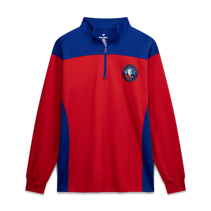 Sweat-shirt à col zippé rouge Fanatics pour homme, édition spéciale NBA All-Star Game 2026