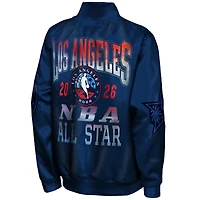 Youth Outerstuff Navy 2026 NBA All-Star Game Premium Lightweight Full-Snap Varsity Jacket
