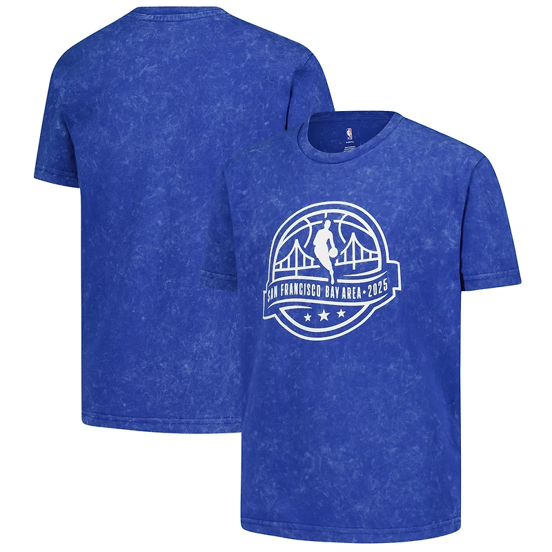 Coffret jeunesse Outerstuff Royal NBA 2025 All Star Game et un t-shirt délavé minéral