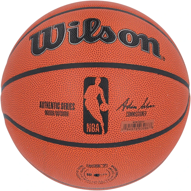 Alexandre Sarr Washington Wizards Autographed Wilson Authentic Series Indoor/Outdoor Basketball