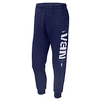 Men's Nike  Navy NBA All-World Hoops Club Washed Jogger Pants