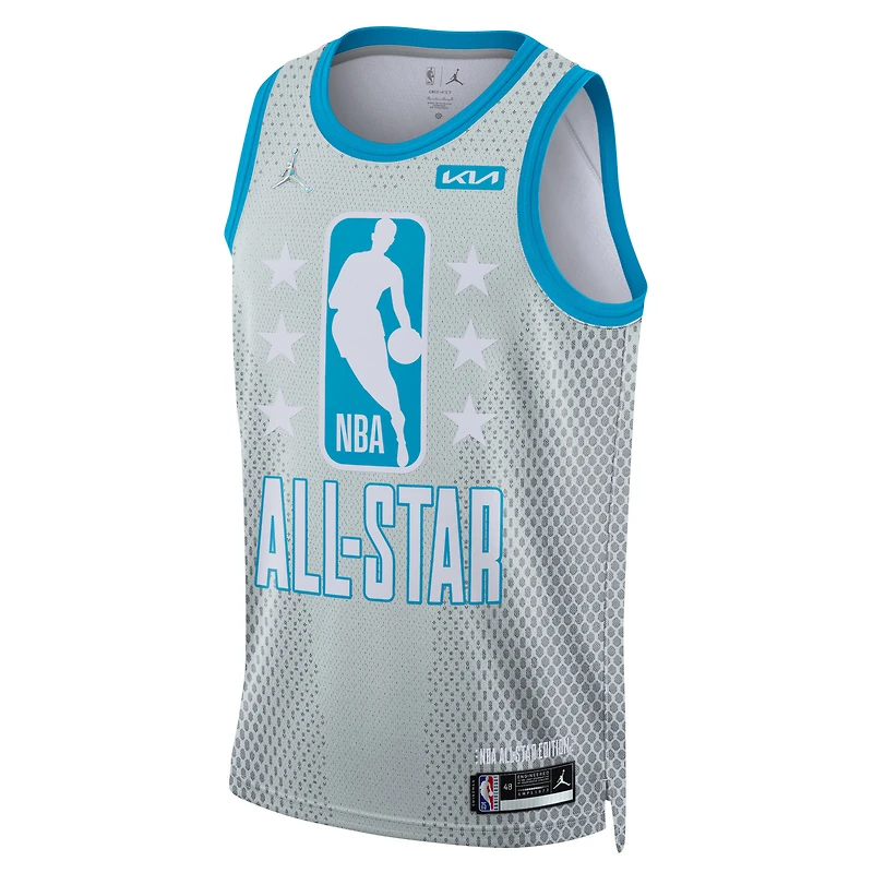 Men's Jordan Brand Gray 2022 NBA All-Star Game - Swingman Custom Jersey