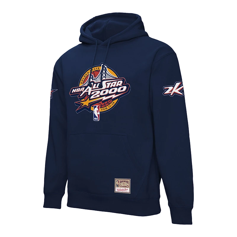 Unisex Mitchell & Ness  Navy 2000 NBA All-Star Game Pullover Hoodie