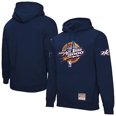 Unisex Mitchell & Ness  Navy 2000 NBA All-Star Game Pullover Hoodie