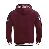 Unisex Pro Standard  Wine 2025 NBA All-Star Game x HBCU Classic Pullover Hoodie