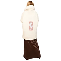 Unisex Jill Martin Cream NBA Breast Cancer Awareness Oversized Hooded Lounger