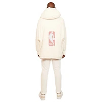 Unisex Jill Martin Cream NBA Breast Cancer Awareness Oversized Hooded Lounger