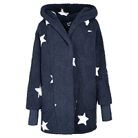Unisex  Navy 2025 NBA All-Star Game Lounger Open-Front Hoodie