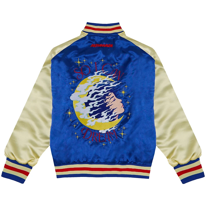 Unisex NBA x Authmade Blue/Cream Asian Pacific Islander Dreamer Full-Zip Jacket