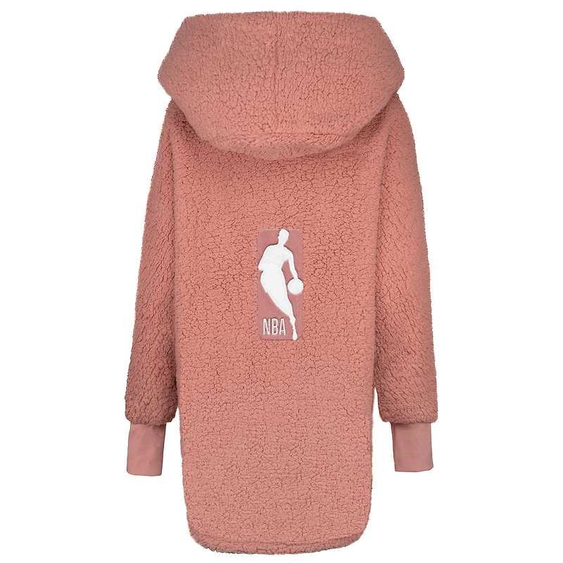 Unisex The Best Lounger World By Jill Martin  Pink NBA Breast Cancer Awareness Oversized Front Button