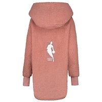 Unisex The Best Lounger World By Jill Martin  Pink NBA Breast Cancer Awareness Oversized Front Button