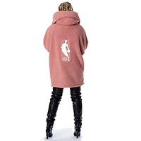 Unisex The Best Lounger World By Jill Martin  Pink NBA Breast Cancer Awareness Oversized Front Button