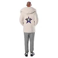 Unisex  White 2025 NBA All-Star Game Lounger Open-Front Hoodie