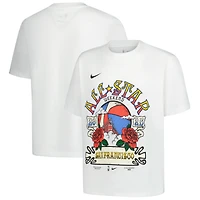 T-shirt Nike blanc pour enfant NBA All-Star Game Max90 2025
