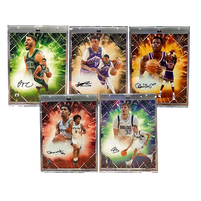 Coffret mystère photo de collection autographiée NBA 2025-26 Under Wraps Emanate