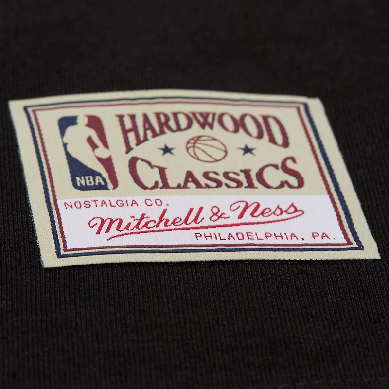 T-shirt noir Mitchell & Ness x NBA AMP pour homme