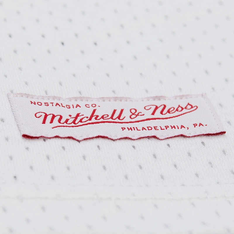 Men's Mitchell & Ness x NBA AMP White Mesh Tank Top