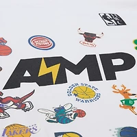 T-shirt blanc Mitchell & Ness x NBA AMP pour homme
