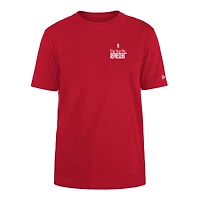 T-shirt rouge NBA 2024 représente les Canadiens New Era pour hommes