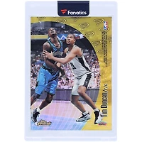 Tim Duncan et Shaquille O'Neal 1998-99 Topps Finest Mystery Finest Refractor #M39 Card