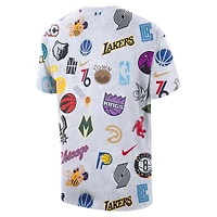 T-shirt unisexe Nike blanc NBA 2025/26 City Edition Remix imprimé sur toute la surface