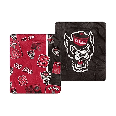  NC State Wolfpack 50" x 60" Dream Weave Throw Blanket