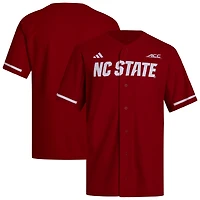Maillot de baseball réplique rouge NC State Wolfpack pour homme adidas