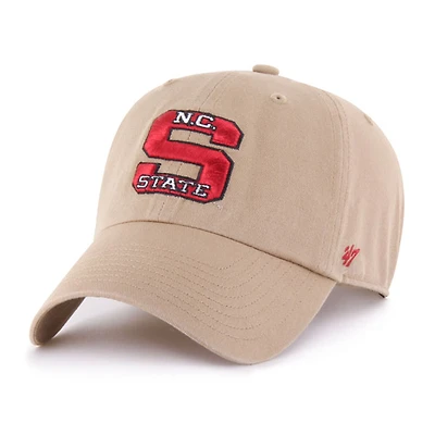 Casquette ajustable NC State Wolfpack Vault Clean Up kaki 47 pour homme