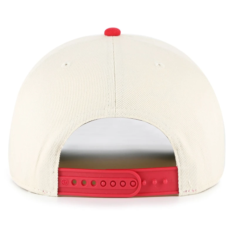 Men's '47 Natural NC State Wolfpack Pomona Two-Tone Rope Hitch Adjustable Hat