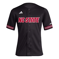 Maillot de baseball réplique NC State Wolfpack adidas noir pour hommes