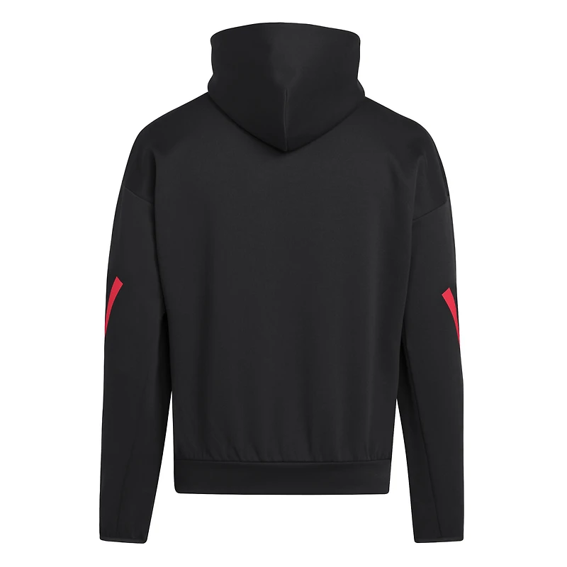 Men's adidas Black NC State Wolfpack Z.N.E. Pullover Hoodie