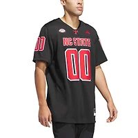 Men's adidas #00 Black NC State Wolfpack Premier Strategy Jersey