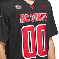 Men's adidas #00 Black NC State Wolfpack Premier Strategy Jersey