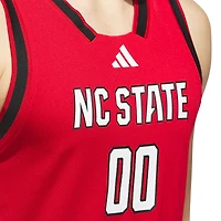 Maillot réplique Swingman rouge NC State Wolfpack pour homme adidas #00