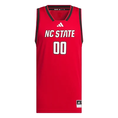 Maillot réplique Swingman rouge NC State Wolfpack pour homme adidas #00