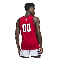 Maillot réplique Swingman rouge NC State Wolfpack pour homme adidas #00