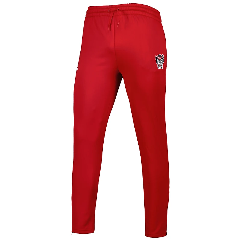 Pantalon fuselé adidas NC State Wolfpack AEROREADY rouge pour homme