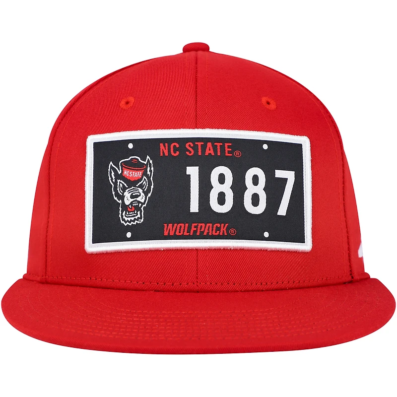 Men's adidas  Red NC State Wolfpack Established Snapback Hat