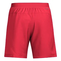 Men's adidas Red NC State Wolfpack Program Woven Training Shorts