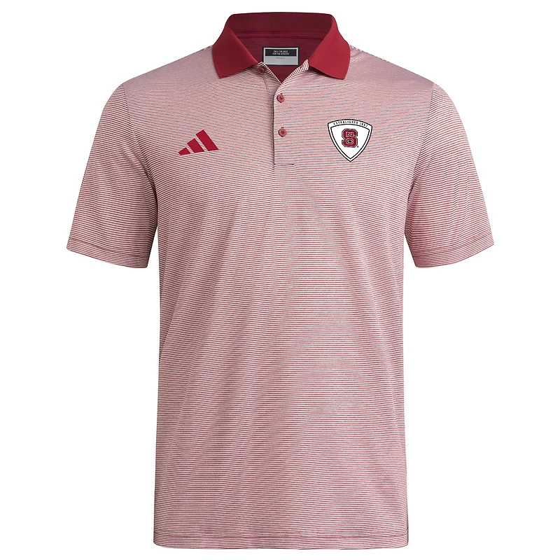 Polo adidas rouge NC State Wolfpack Ultimate 365 pour homme