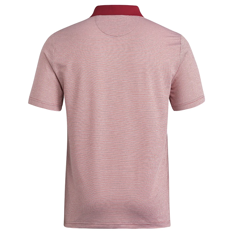 Polo adidas rouge NC State Wolfpack Ultimate 365 pour homme